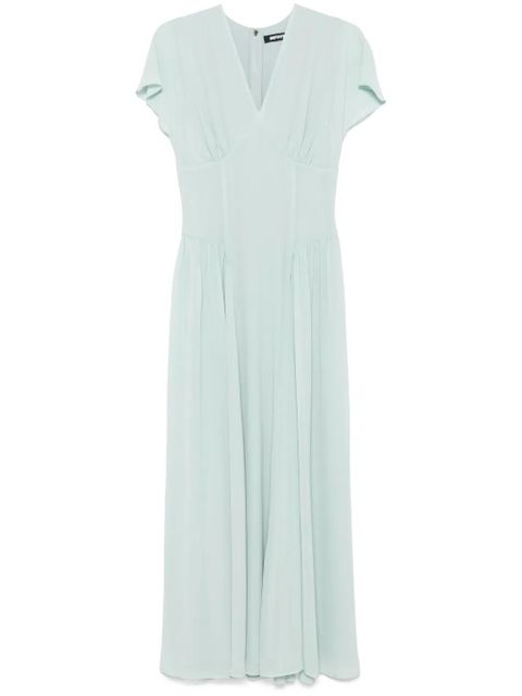 ROTATE BIRGER CHRISTENSEN V-neck maxi dress - Blue - zdjęcie produktu nr 1