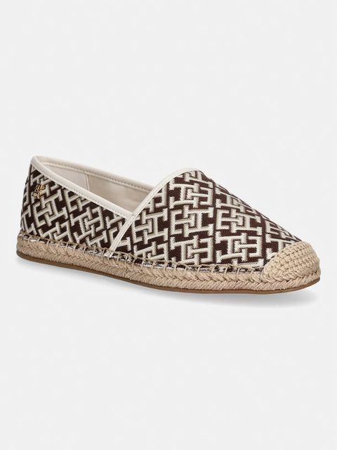 Tommy Hilfiger espadryle damskie TH MONOGRAM JACQUARD ESPADRILLE - zdjęcie produktu nr 1