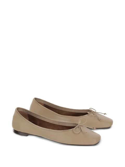 KHAITE bow-detail ballet flats - Neutrals - zdjęcie produktu nr 2