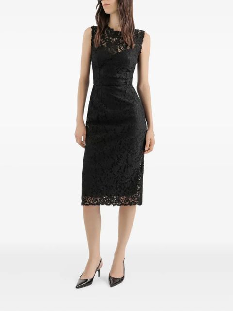 Dolce & Gabbana lace sleeveless midi dress - Black - zdjęcie produktu nr 2