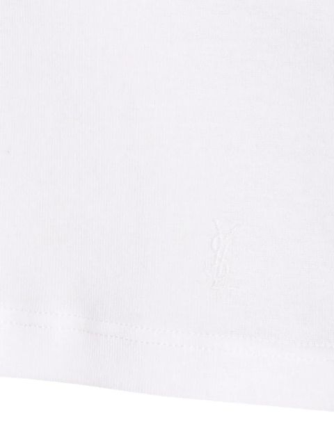 Saint Laurent cotton tank top - White