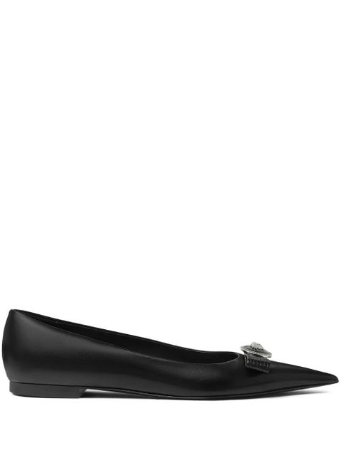 Versace Medusa pointed ballet flats - Black - zdjęcie produktu nr 1