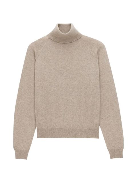 Saint Laurent roll-neck sweater - Neutrals - zdjęcie produktu nr 1