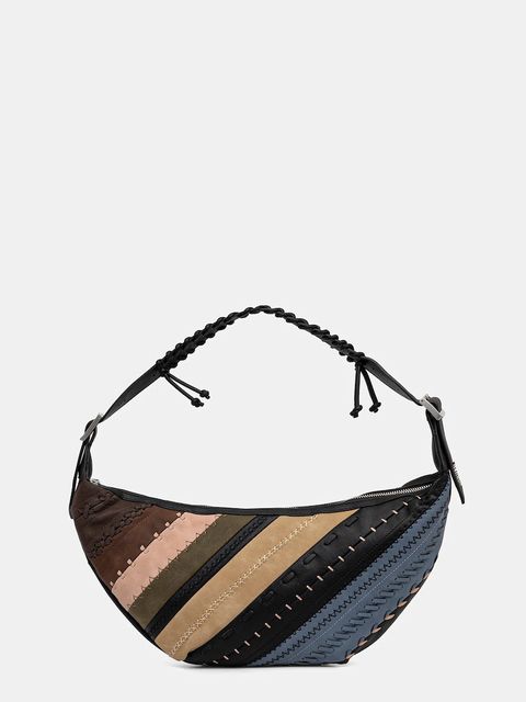 Desigual torebka QUEBEC WHIPSTITCH PAT kolor czarny 25WAXP77 - zdjęcie produktu nr 1