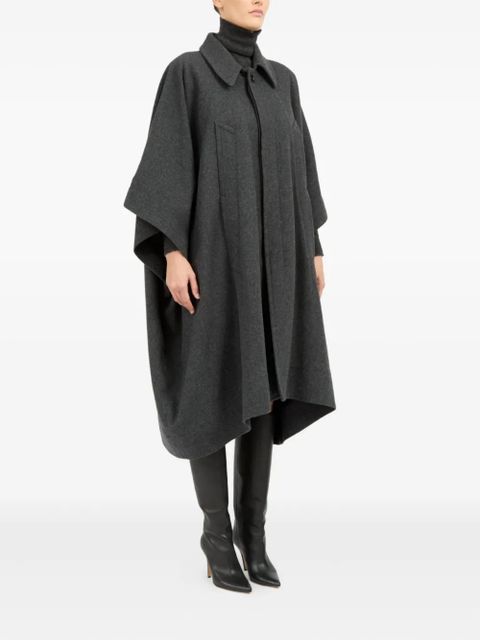 MM6 Maison Margiela asymmetric cape - Grey