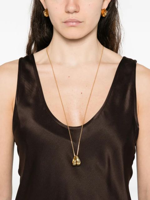 ANINE BING scoop-neck top - Brown