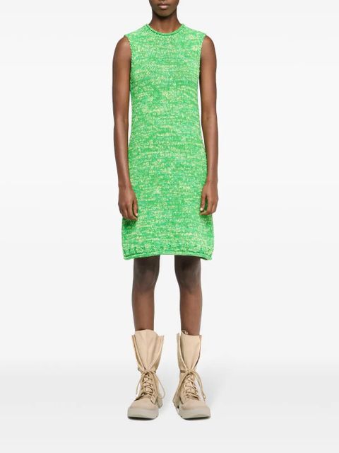 JW Anderson space-dye mini dress - Green