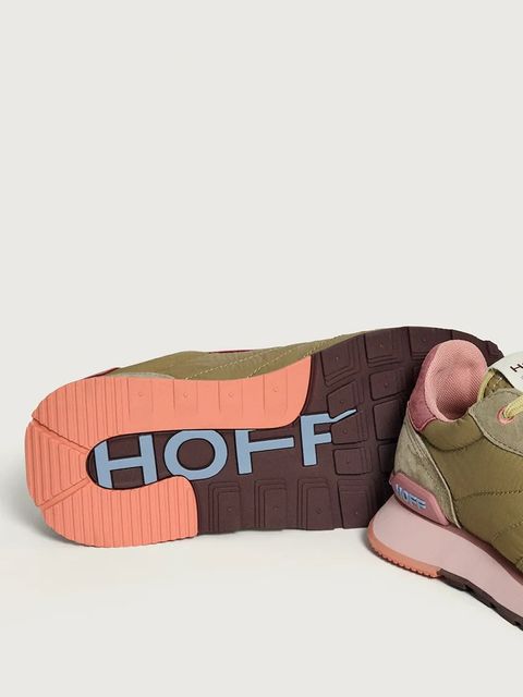 Hoff sneakersy TRACK & FIELD KHAKI kolor zielony 22517001