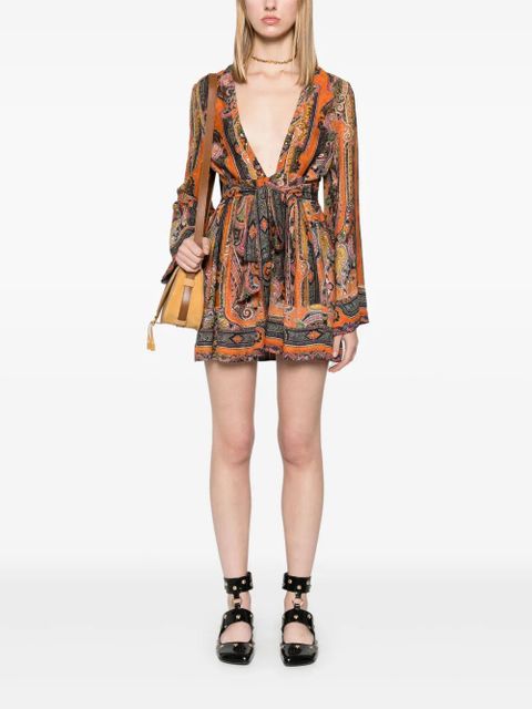 ISABEL MARANT Morgane mini dress - Orange - zdjęcie produktu nr 2