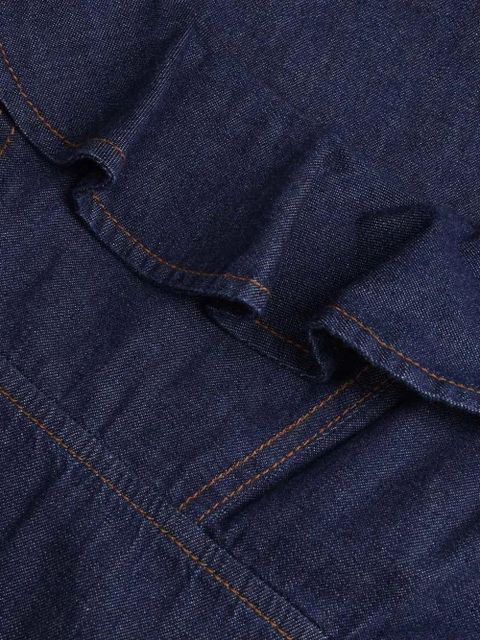 ZIMMERMANN Aster ruffled denim dress - Blue - zdjęcie produktu nr 2