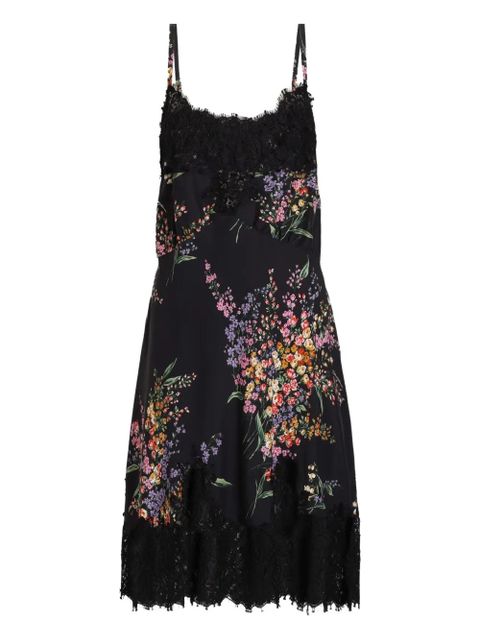 Dolce & Gabbana floral lace mini dress - Black - zdjęcie produktu nr 1