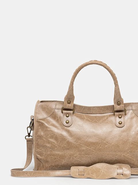 Answear.LAB torebka skórzana kolor brązowy - zdjęcie produktu nr 2