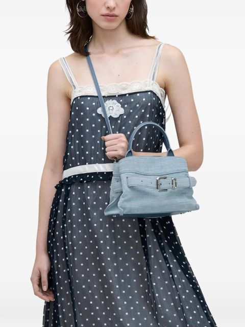 Marc Jacobs small The Suede Croc Dakota tote bag - Blue - zdjęcie produktu nr 2