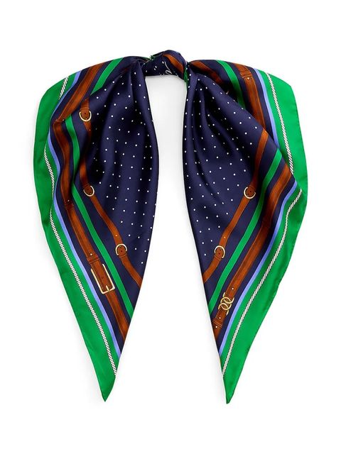 Lauren Ralph Lauren apaszka jedwabna - zdjęcie produktu nr 1