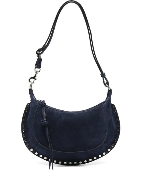 ISABEL MARANT Oskan Moon studded shoulder bag - Blue - zdjęcie produktu nr 1
