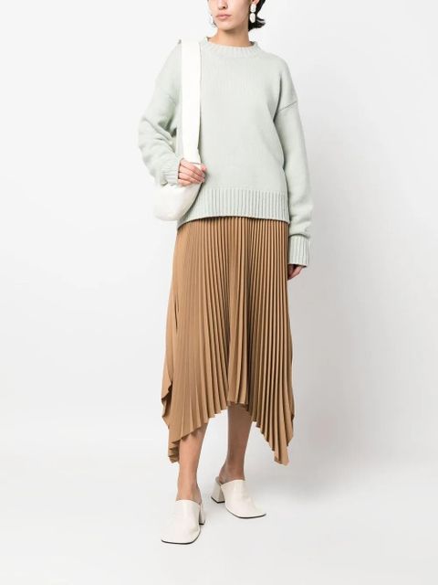 Jil Sander fine knit cotton-cashmere jumper - Green