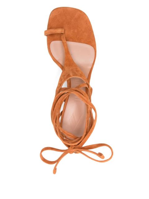 The Attico 65mm Nova sandals - Brown