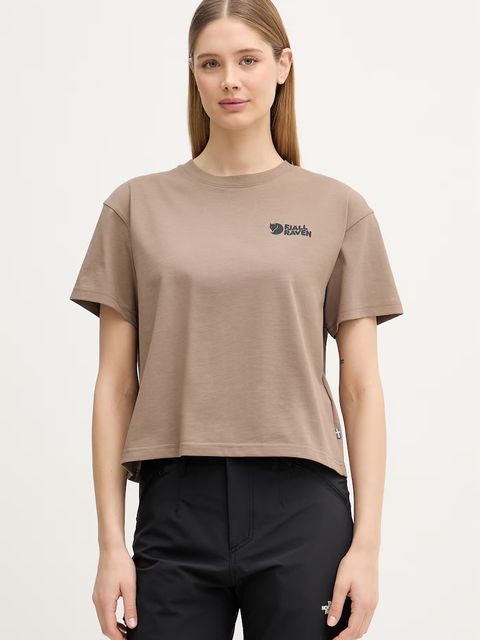 Fjallraven T-shirt sportowy damski bawełniany Forest Walk - zdjęcie produktu nr 1