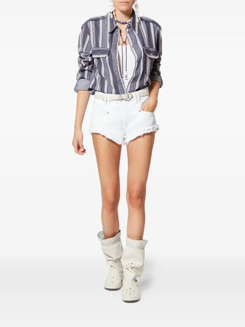 MARANT ÉTOILE GELVA striped shirt - Blue - zdjęcie produktu nr 2