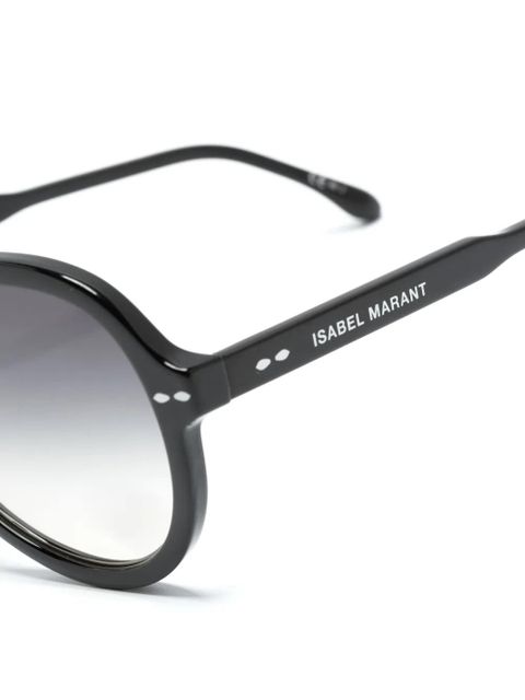 Isabel Marant Eyewear Naya pilot-frame sunglasses - Black - zdjęcie produktu nr 2