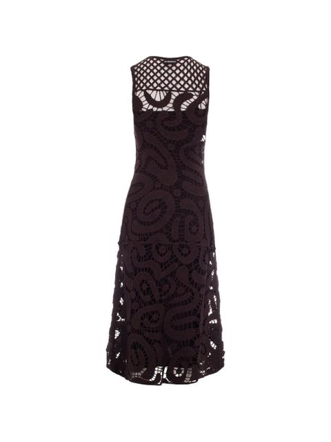 PINKO sleeveless crochet-detail dress - Brown - zdjęcie produktu nr 1