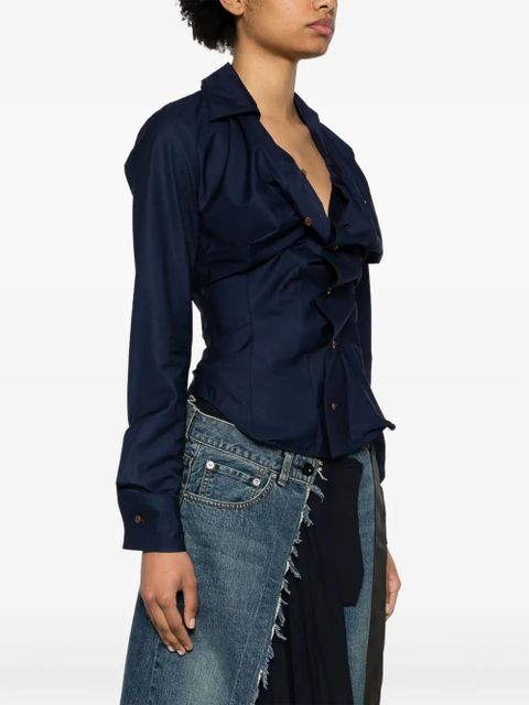 Vivienne Westwood Drunken denim shirt - Blue