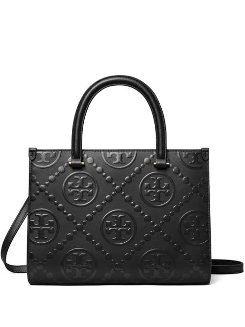 Tory Burch T Monogram Square tote bag - Black - zdjęcie produktu nr 1