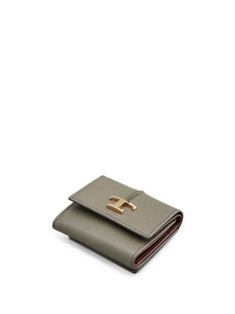 Tod's T Timeless leather wallet - Green
