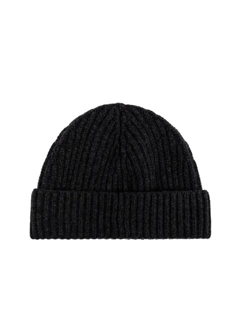 LOEWE cashmere beanie hat - Black