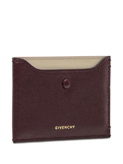 Givenchy button cardholder - Red
