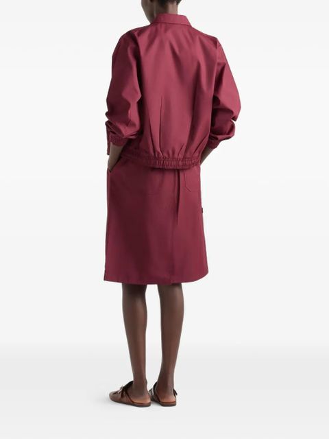 Prada poplin jacket - Red