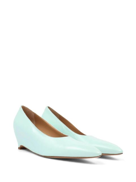 Maison Margiela leather pumps - Blue - zdjęcie produktu nr 2