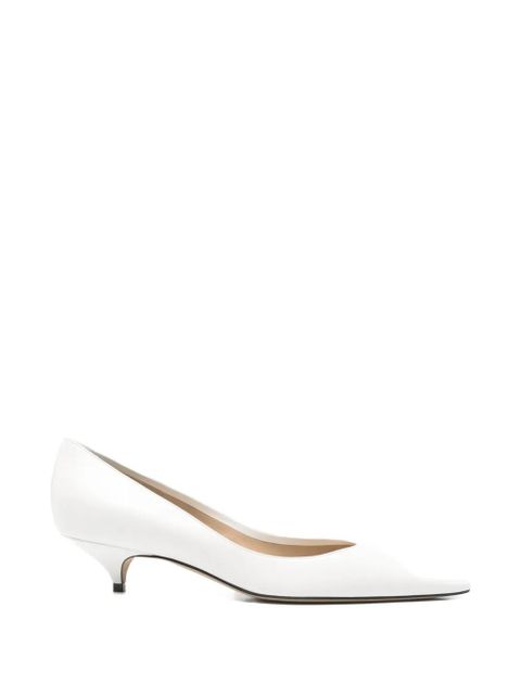 The Row Liisa kitten-heel sandals - White