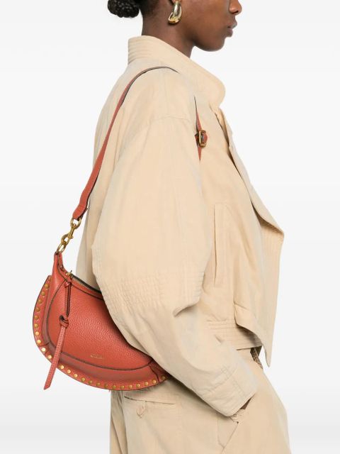 ISABEL MARANT Okasan Moon leather shoulder bag - Red - zdjęcie produktu nr 2