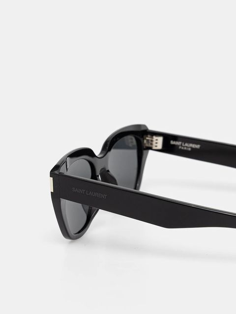 Saint Laurent okulary przeciwsłoneczne damskie kolor czarny SL 827