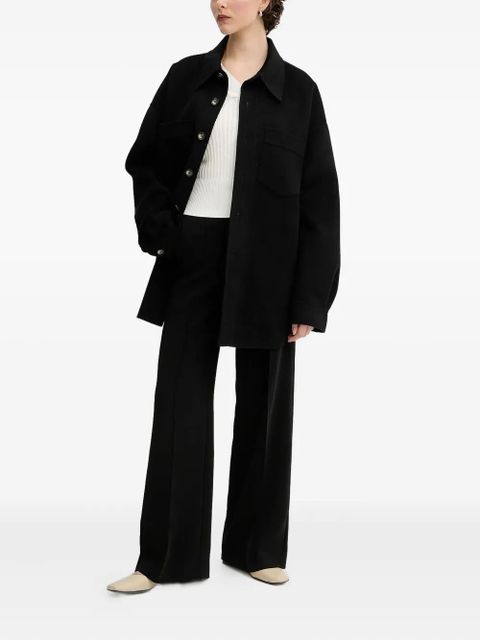 Nanushka button-fastening shirt jacket - Black