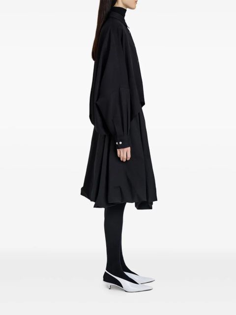 Proenza Schouler draped button-up shirt - Black
