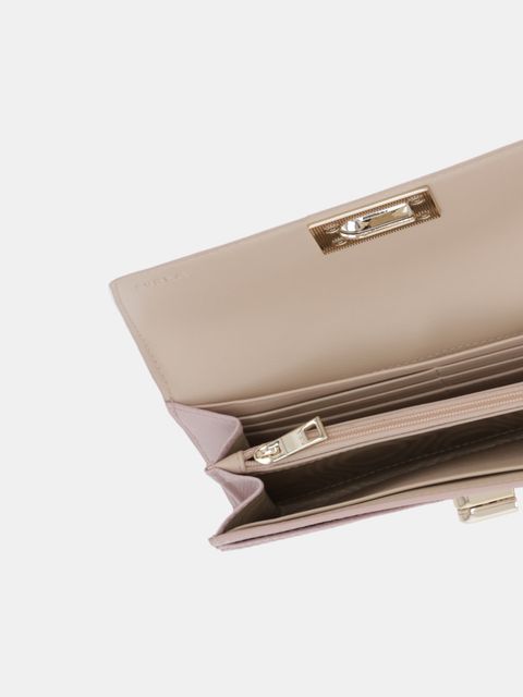 Furla portfel skórzany damski kolor różowy PCV0ACO ARE000 2814S