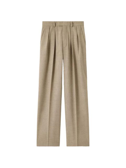 Loro Piana pleated wool trousers - Neutrals - zdjęcie produktu nr 1
