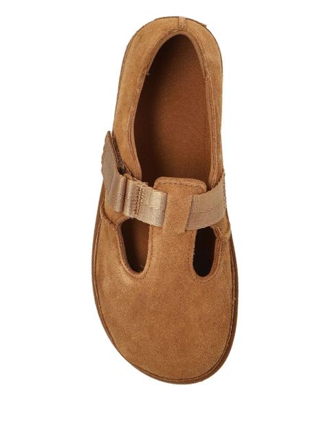 UGG Goldenstar Mary Jane strap detail loafers - Brown