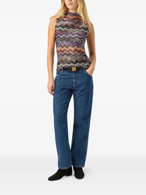Missoni knit snake-pattern top - Blue - zdjęcie produktu nr 2
