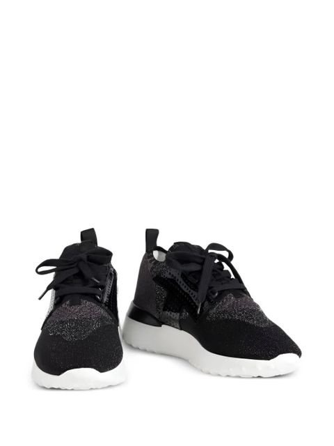 Tod's panelled sneakers - Black