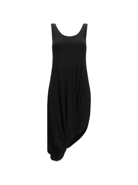 LOEWE draped asymmetric dress - Black - zdjęcie produktu nr 1