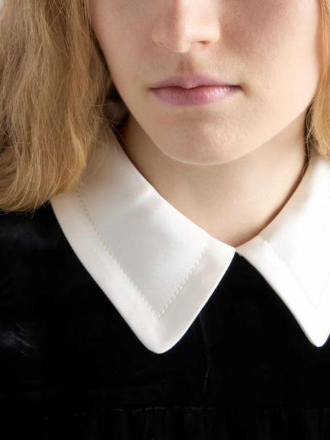 Prada collared mini dress - Black - zdjęcie produktu nr 2