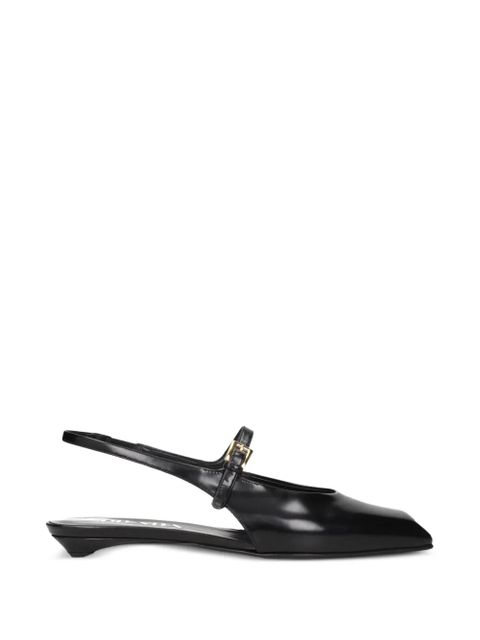 Prada square-toe slingback pumps - Black - zdjęcie produktu nr 1