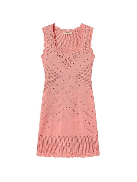 TWINSET sleeveless knitted dress - Pink - zdjęcie produktu nr 1