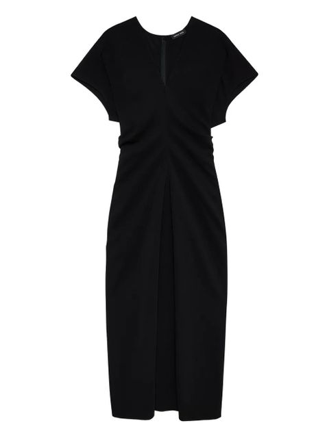ANINE BING Zadig V-neck maxi dress - Black - zdjęcie produktu nr 1