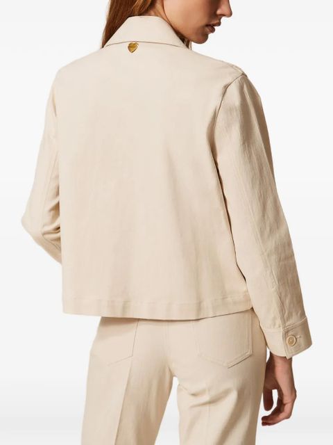 TWINSET fringed jacket - Neutrals