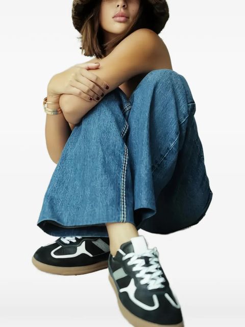 ALOHAS lace-up panelled sneakers - Black