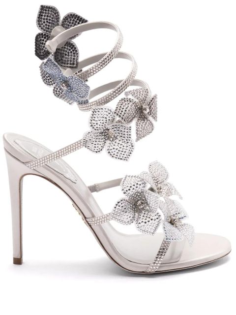 René Caovilla 105mm Floriane sandals - Silver - zdjęcie produktu nr 1